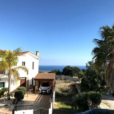 Amathousia With Private Pool And Sea View Willa